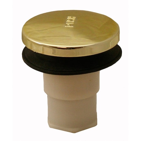 Polished Brass PVD 3/8 In. Toe Touch Tub Drain Replacement